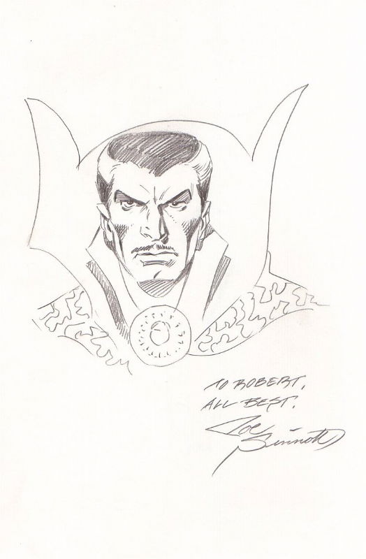 Joe Sinnott Dr Strange In Robert Turner S Dr Strange The Book Of